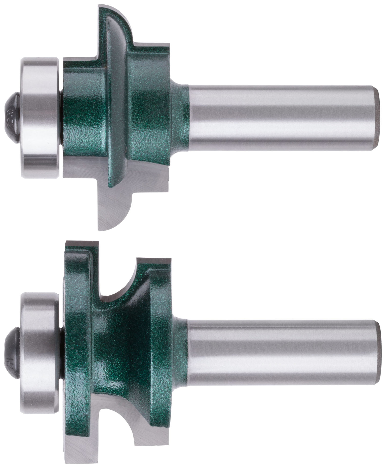 Фрезы по дереву комбинированные универсальные, набор 2 шт., деревянный бокс, DxH=41х19,5 мм (36567)