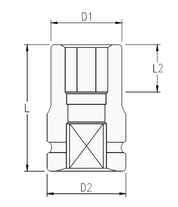 Набор ударных головок глубоких, 1 14 пр. 22-60 мм GARWIN PRO 626557-1