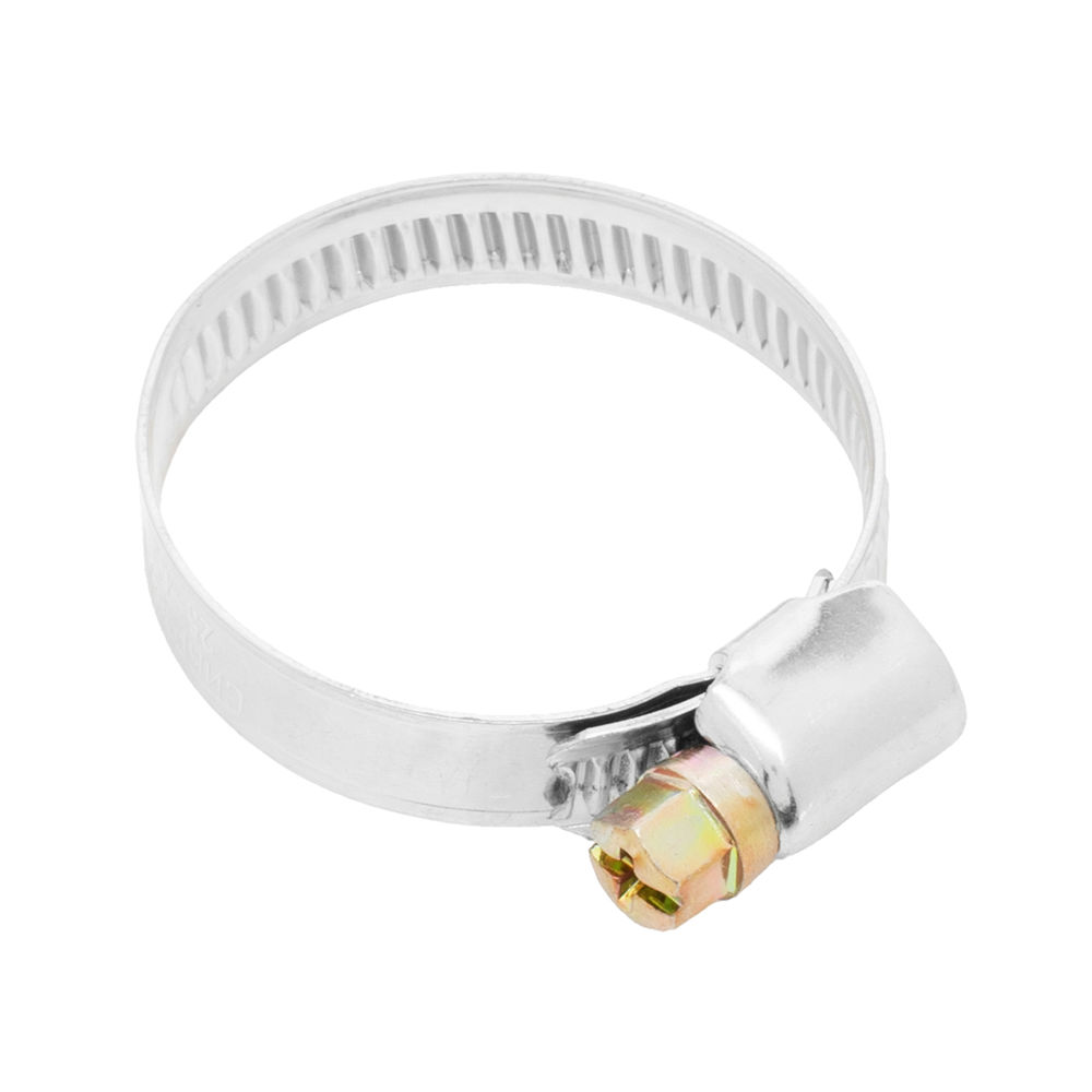 Хомуты металлические, Стандартное болтовое крепление 25-40 мм, 50 штук в упаковке, ширина 9 мм Сибртех (47560)