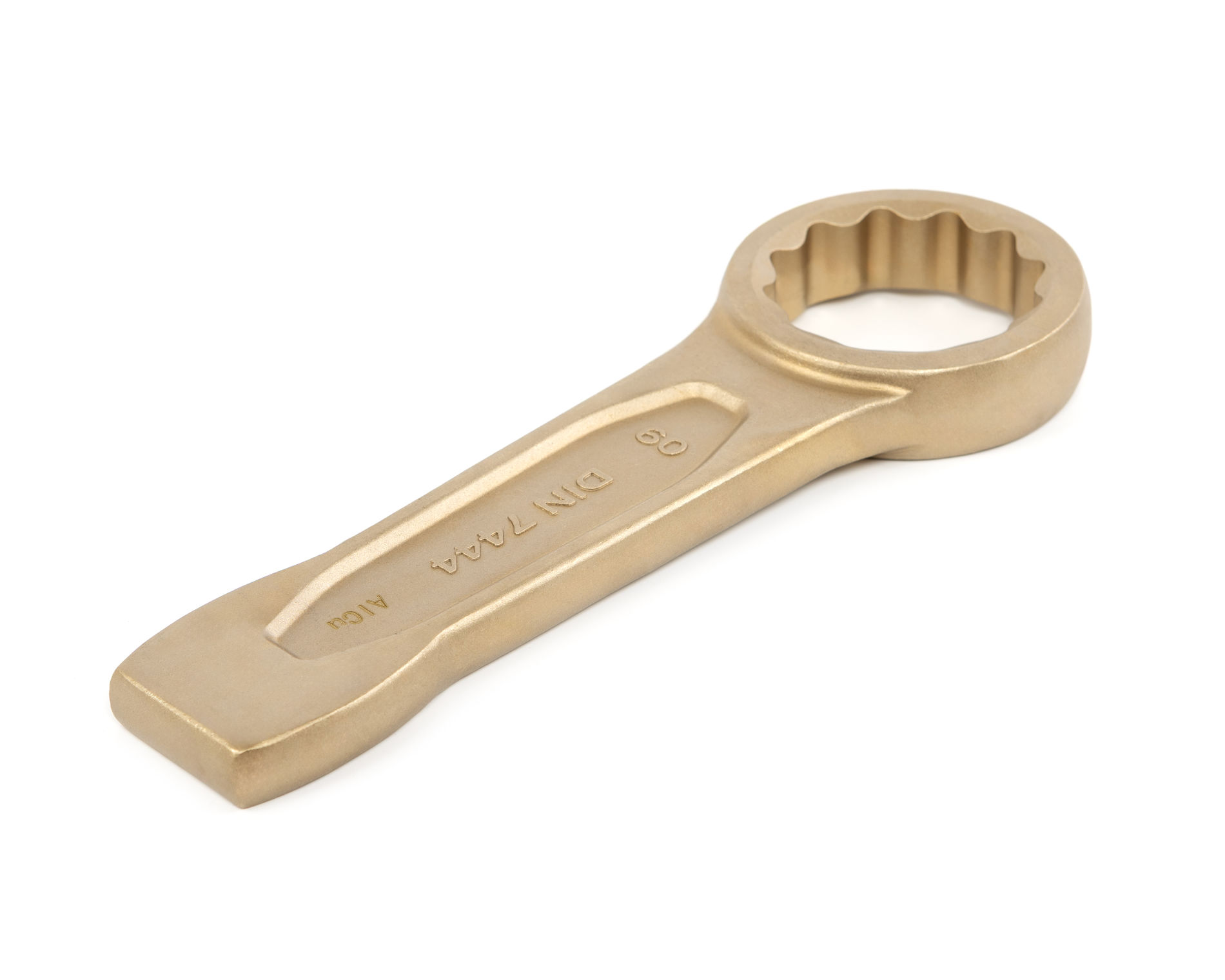 Ключ гаечный накидной ударный 60 искробезопасный сплав AlCu, HORTZ