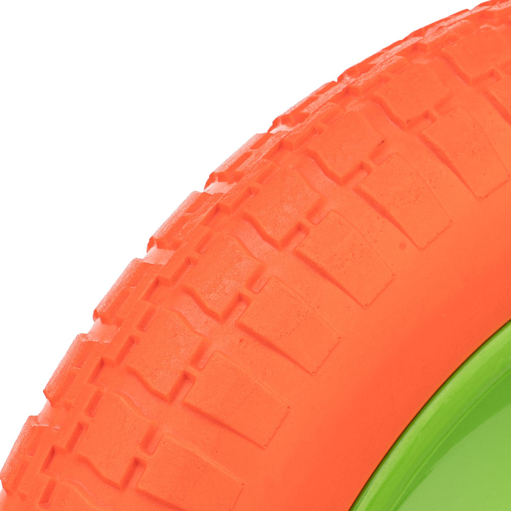 Колесо полиуретановое 3.00-8, длина оси 90 мм, подшипник 16 мм Сибртех (689755)