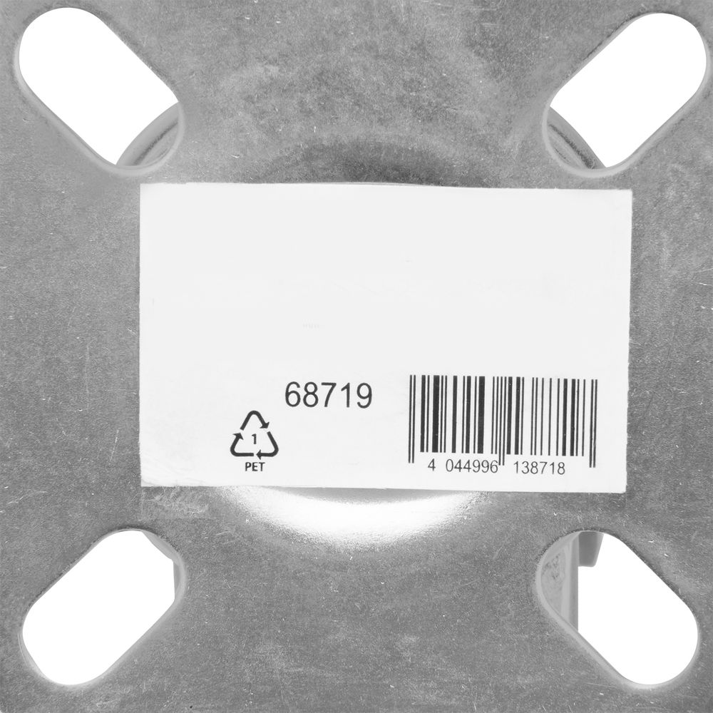 Колесо поворотное с тормозом D 50 мм, крепление платформенное Сибртех (68719)