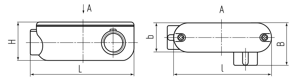 Коробка распаячная КРВ-П 50 (2) (Fortisflex) (61126)