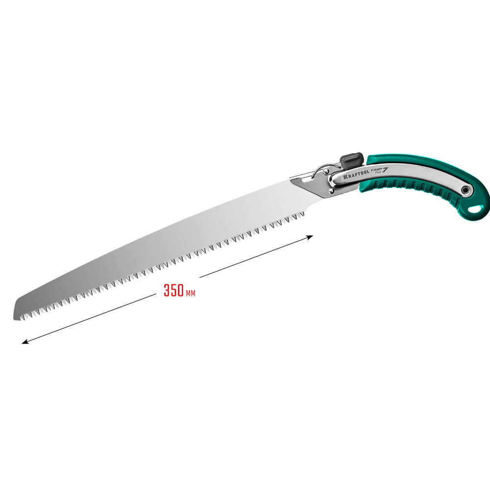 Ножовка 350 мм для быстрого реза сырой древесины Camp Fast 7 KRAFTOOL 15216