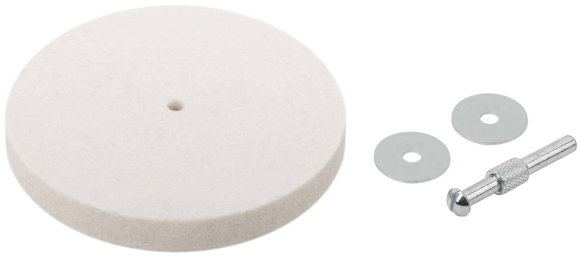 Круг полировальный фетровый со штифтом 115 мм (38703)