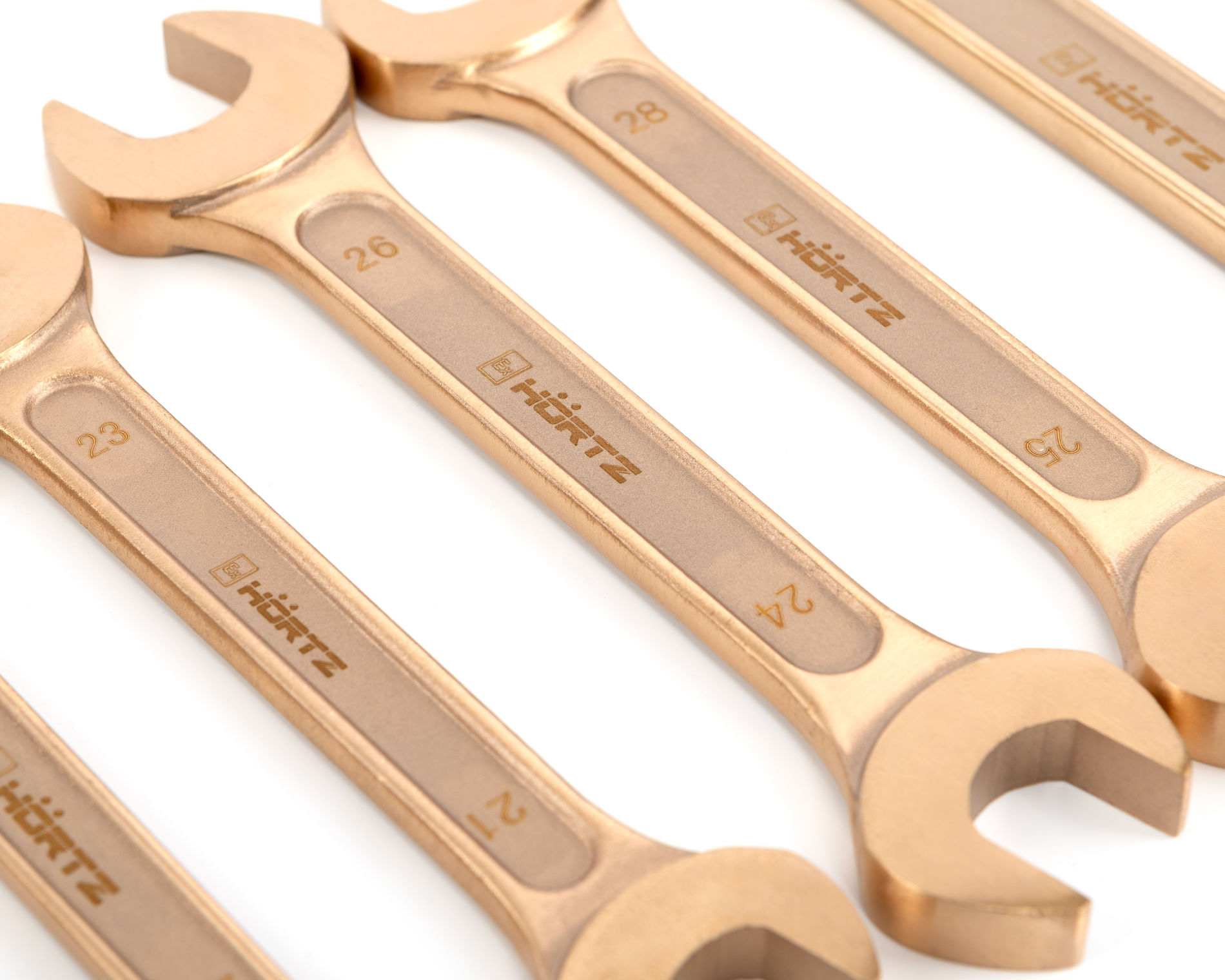 Набор ключей гаечных рожковых двусторонних искробезопасных (6-32) BeCu № A-12, HORTZ