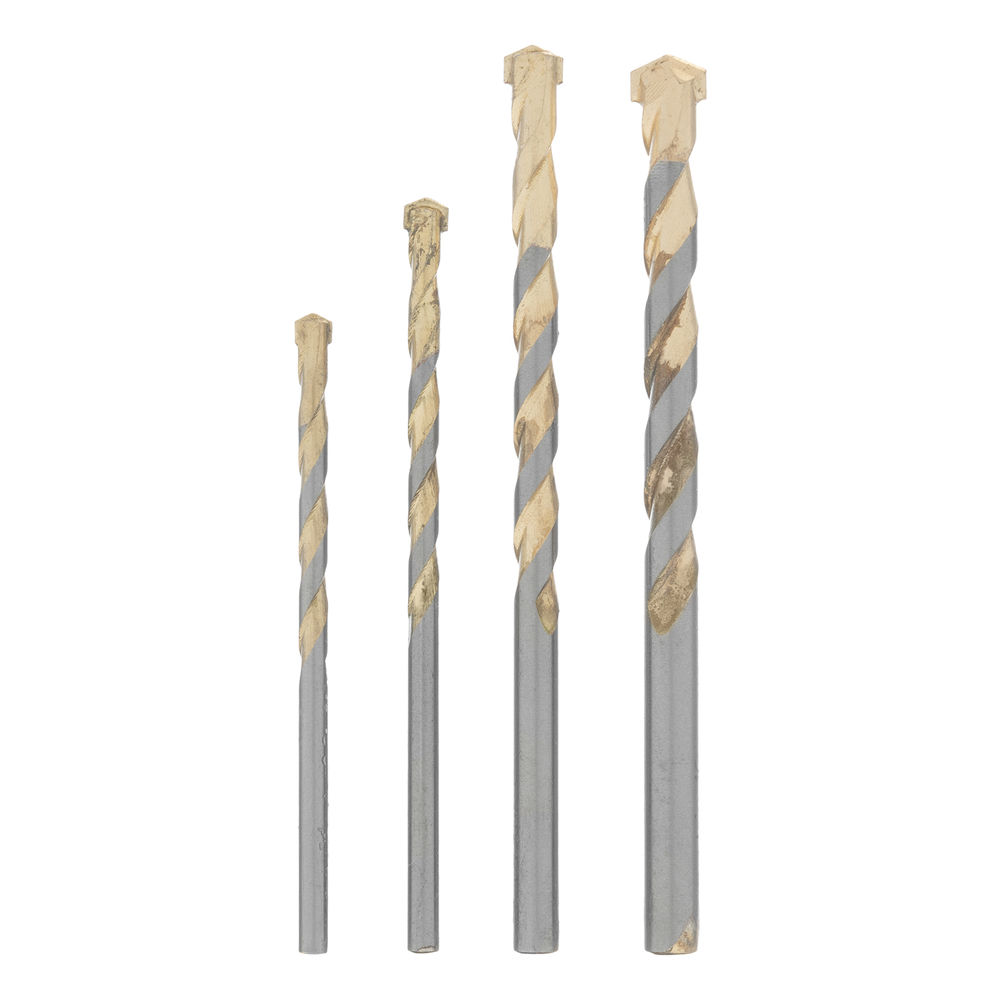 Набор сверл по бетону Golden Line 5-6-8-10 мм Matrix (70825)