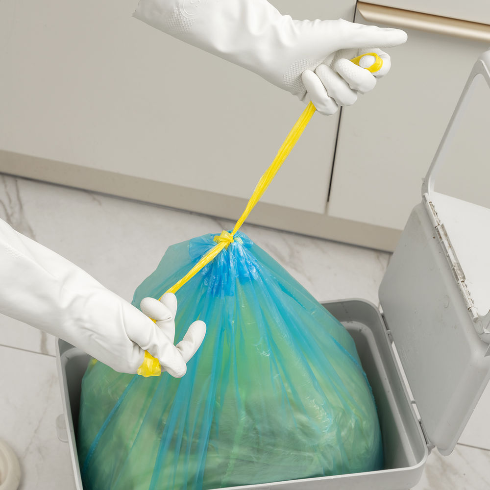 Пакеты для мусора с завязками 35 л x 15 шт. синие, Home Palisad (927155)