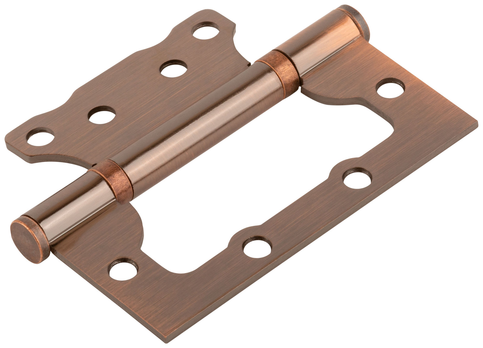 Петля дверная универсальная (без врезки) Стандарт 100х75х2,5 мм медь (2ВВ - АС) (66312)