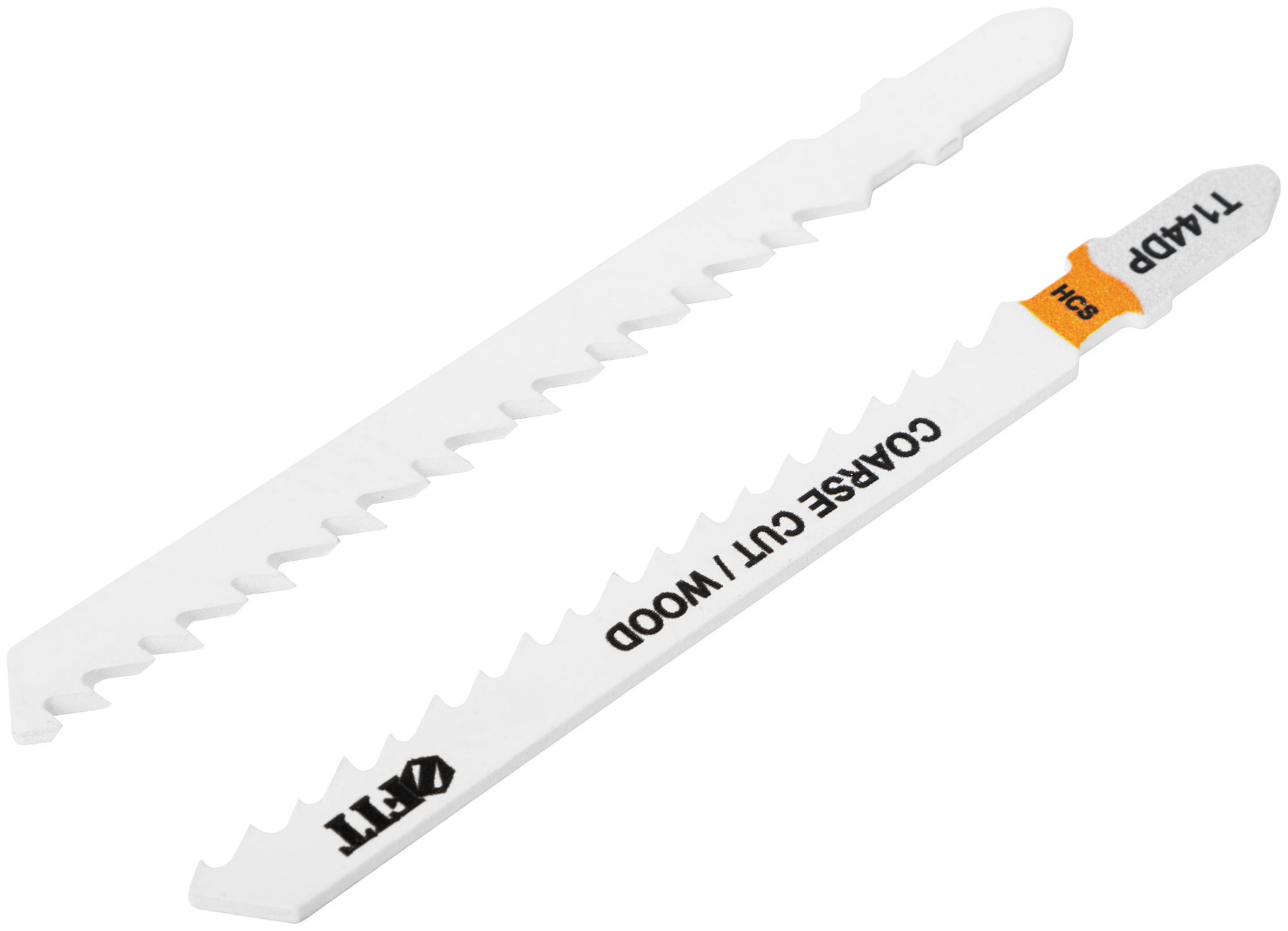 Полотна по дереву, HCS, разведенные, шлифованные зубья 100/74/4 мм (T144DP), 2 шт. (40939)