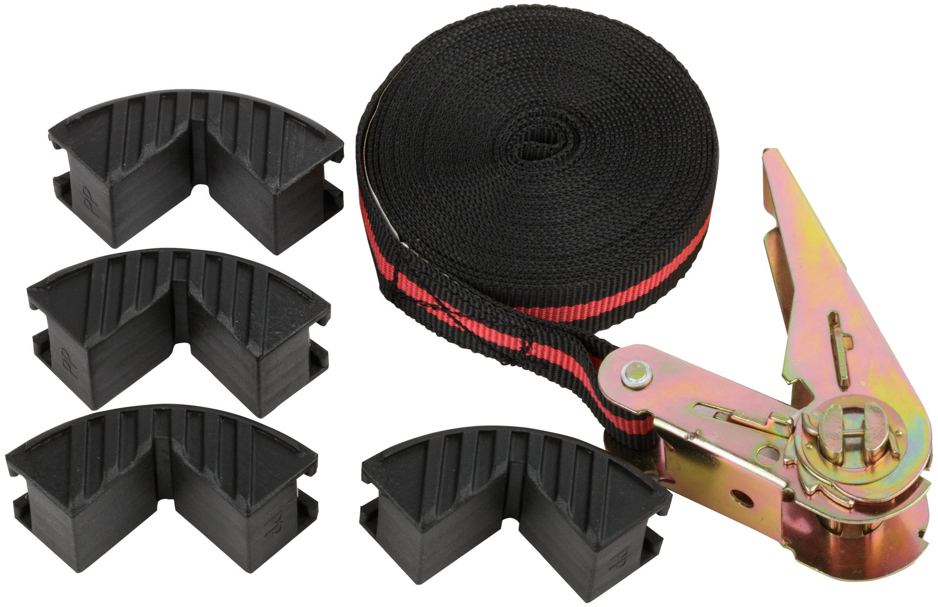 Ремень багажный с замком 25 мм х 5 м, 200 кг (64910)