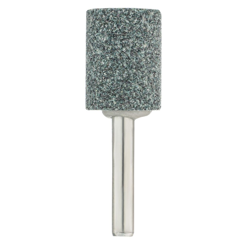 Шарошка абразивная, цилиндр, 19 x 25 мм, для дрели, хвостовик d6 мм, 63С Denzel (76025)
