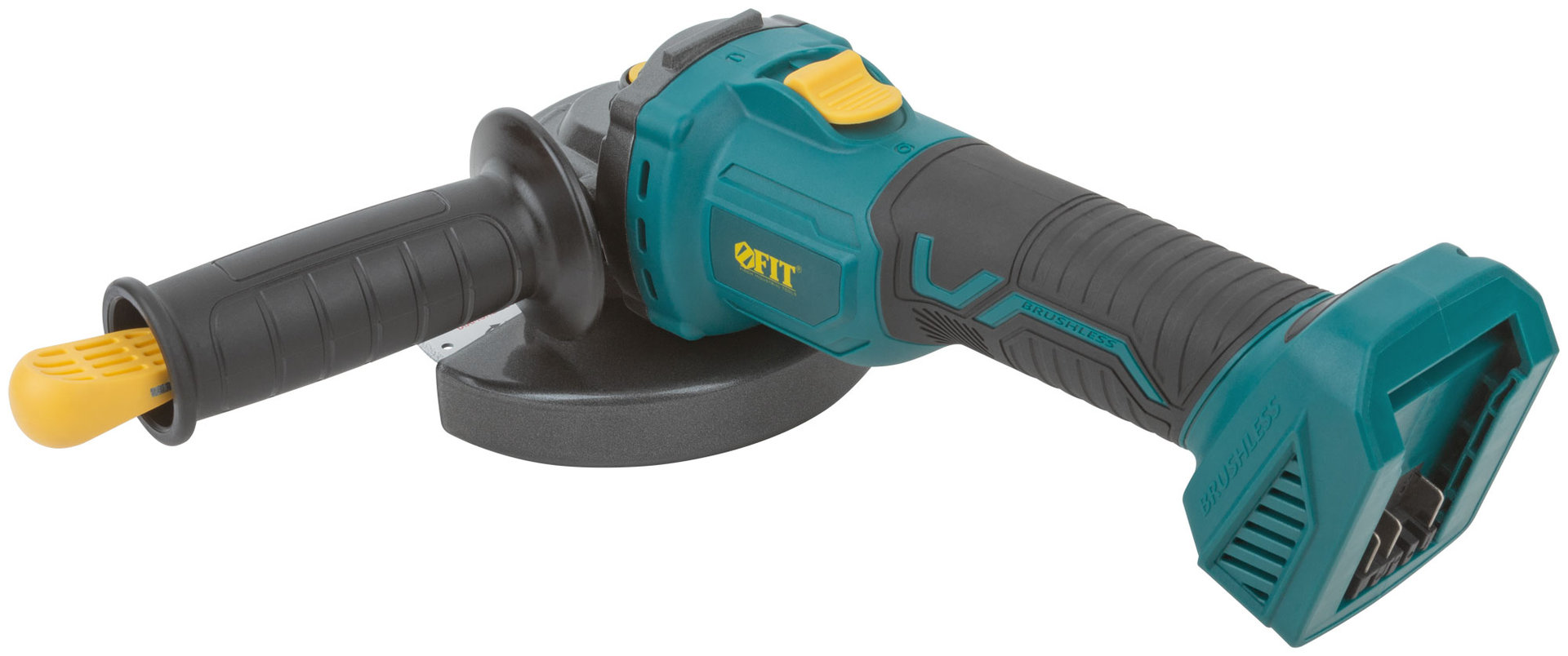 Шлифмашина угловая акк. 20 В; 3000-8500 об/мин; КлК 125 мм; 1,6 кг; регулир.оборотов; бесщеточный, без АКБ; кор. (79912)