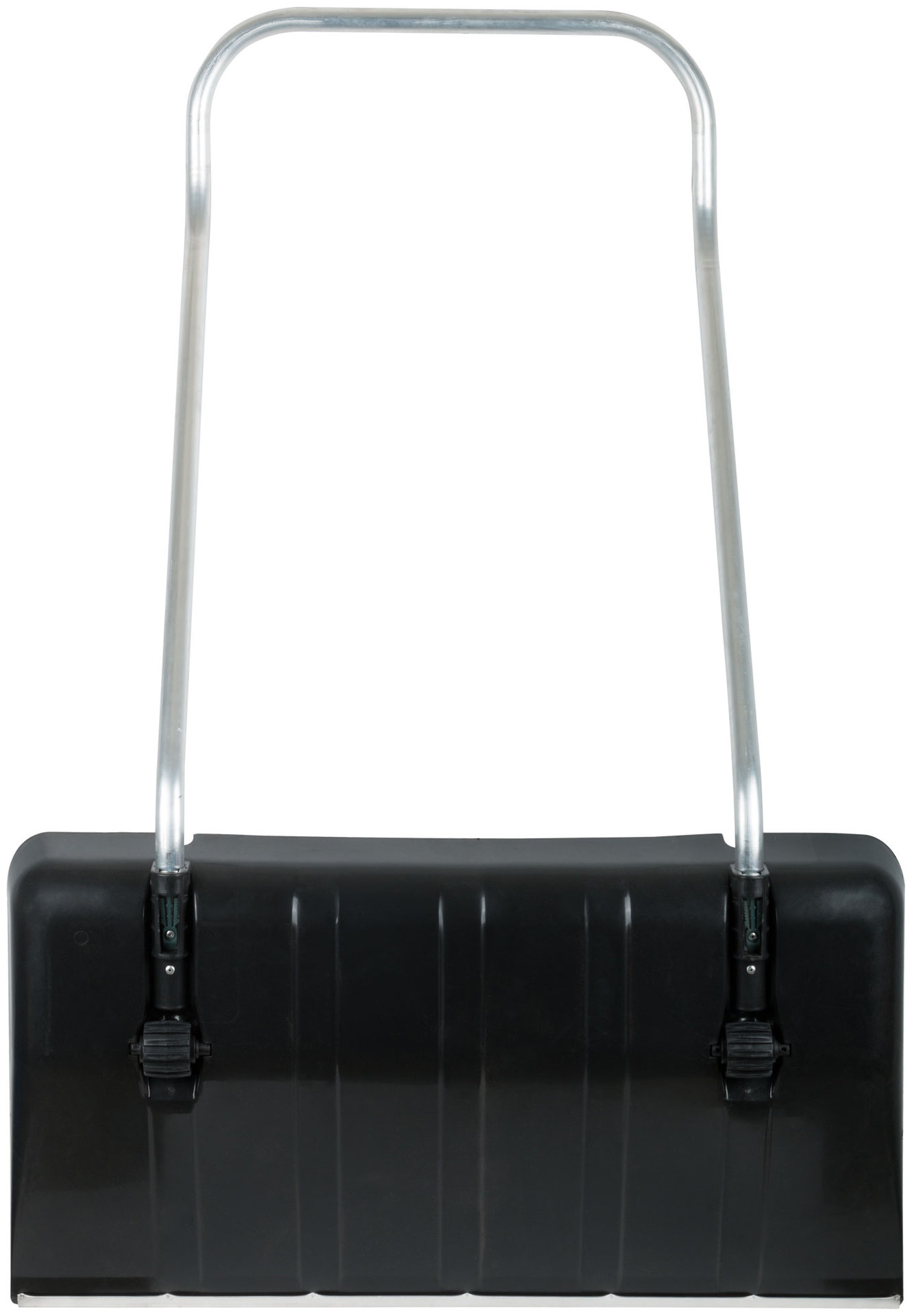 Скрепер для уборки снега на колесиках пластиковый, металлическая ручка, Профи 810x430х1220 мм (68136)