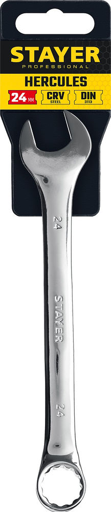 Ключ гаечный комбинированный 24 мм HERCULES Professional STAYER 27081-24