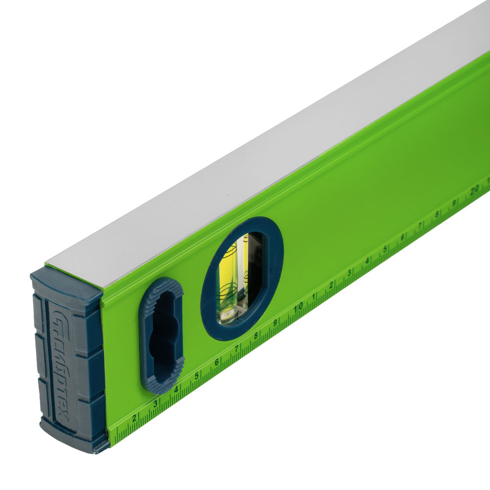 Уровень алюминиевый УСМ-0,5-1500, фрезерованный, 3 глазка, магнитный, рукоятки, 1500 мм Сибртех (34119)