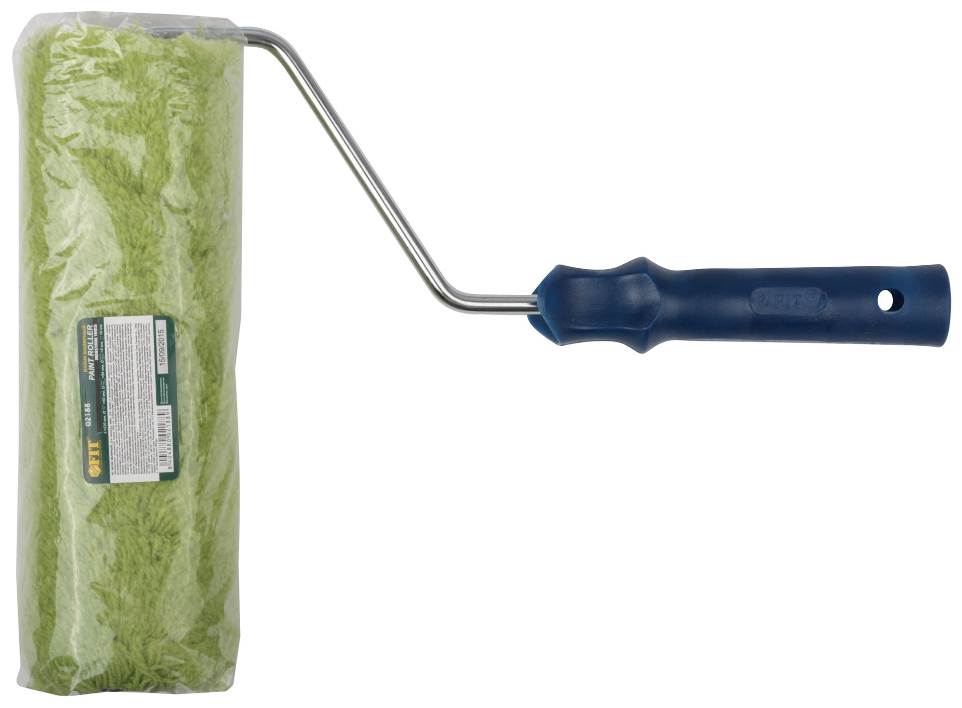 Валик полиакриловый нитяной зеленый Профи, бюгель 8 мм, диам. 58/94 мм, ворс 18 мм, 230 мм (02188)