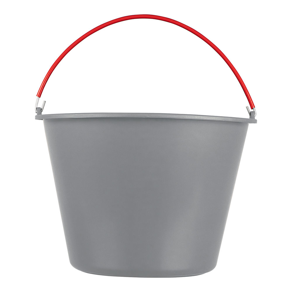 Ведро строительное пластмассовое 16 л, ударопрочное, обрезиненная ручка Matrix (81463)