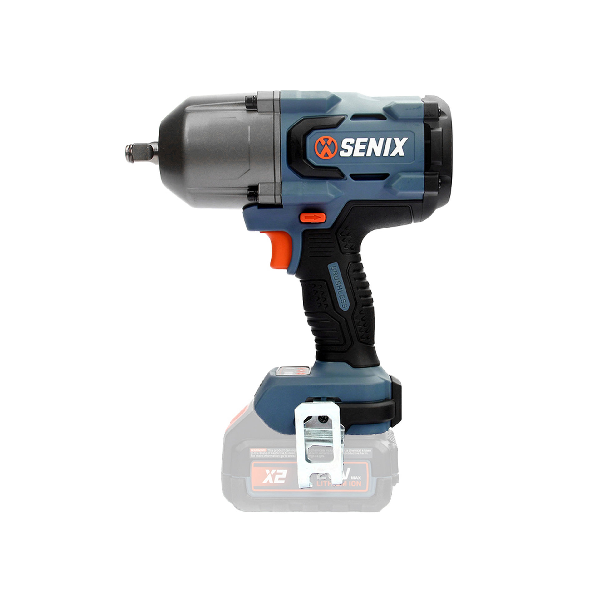 Импульсный гайковерт 1/2, 1350 Нм, без АКБ и ЗУ X2 20В