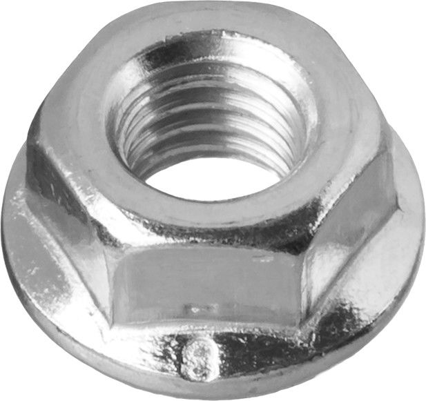 Гайка с фланцем M6, кл. пр. 6, цинк, 5 кг ЗУБР DIN 6923 303630-06