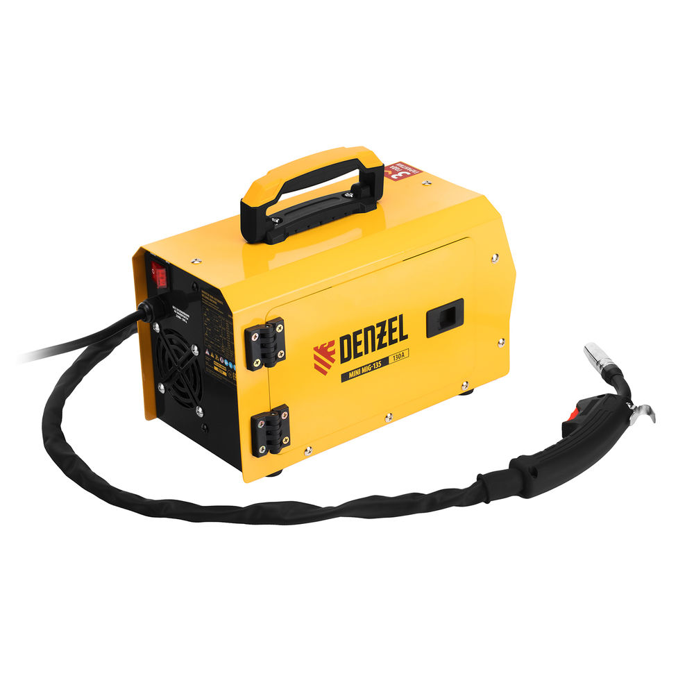 Аппарат инвертор. полуавтомат. сварки Mini MIG-135, 130 А, ПВ 60%// Denzel (94308)