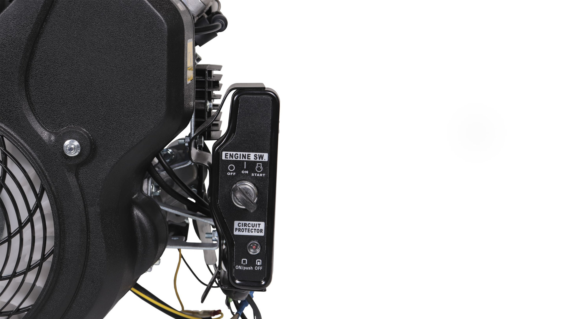 Двигатель 21лс/15,5кВт 678см? 25мм 48кг шпонка эл.стартер выход 12В/300Вт CHAMPION G680HKE