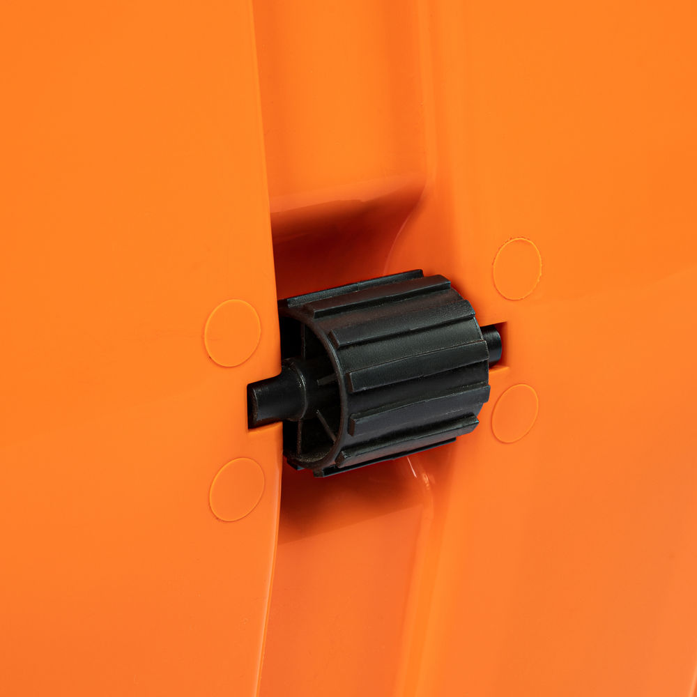 Движок для уборки снега пластиковый, 795х435х1280 мм, стальная рукоятка, усиленный Сибртех (61669)