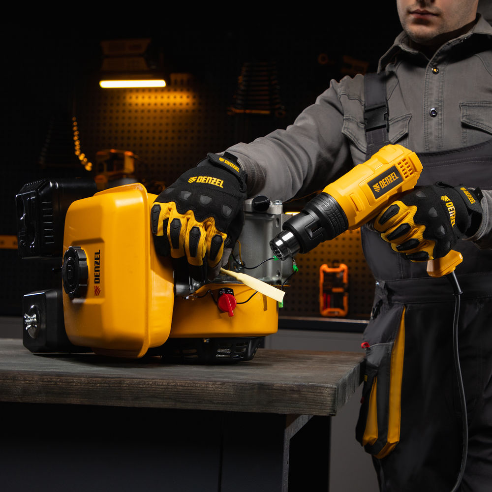 Фен технический HG-1800, 1800 Вт, 3 режима Denzel (28001)