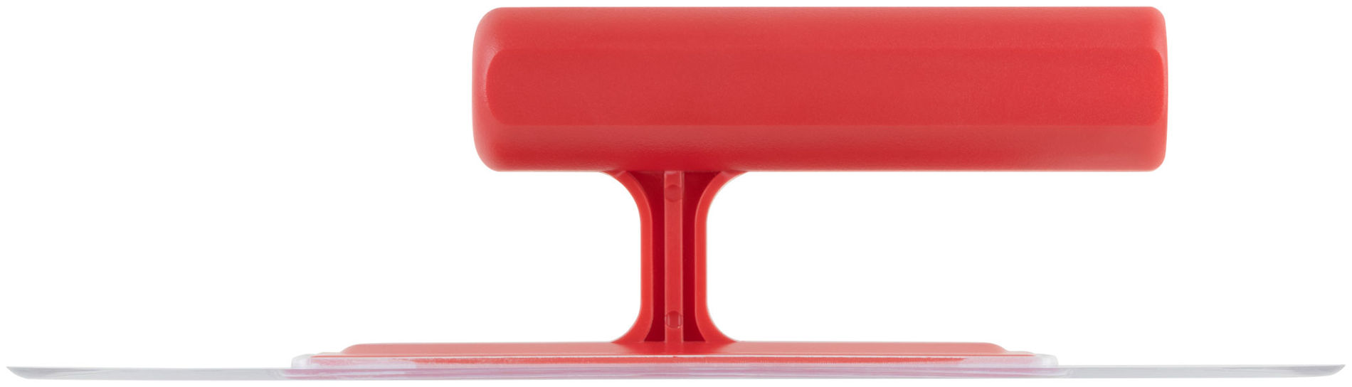 Гладилка пластиковая 220х90х3 мм, прозрачная овальная (05122)