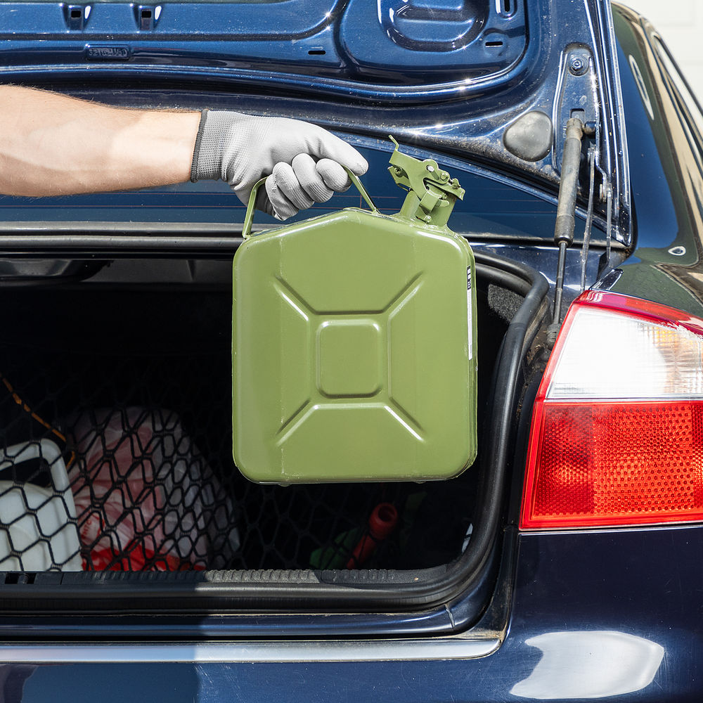 Канистра для топлива, металлическая, толщина стенок 0,8мм, 5 литров (53140)