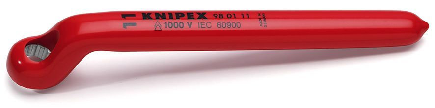 Ключ гаечный накидной VDE, 11 мм, длина 165 мм, диэлектрический (KN-980111)