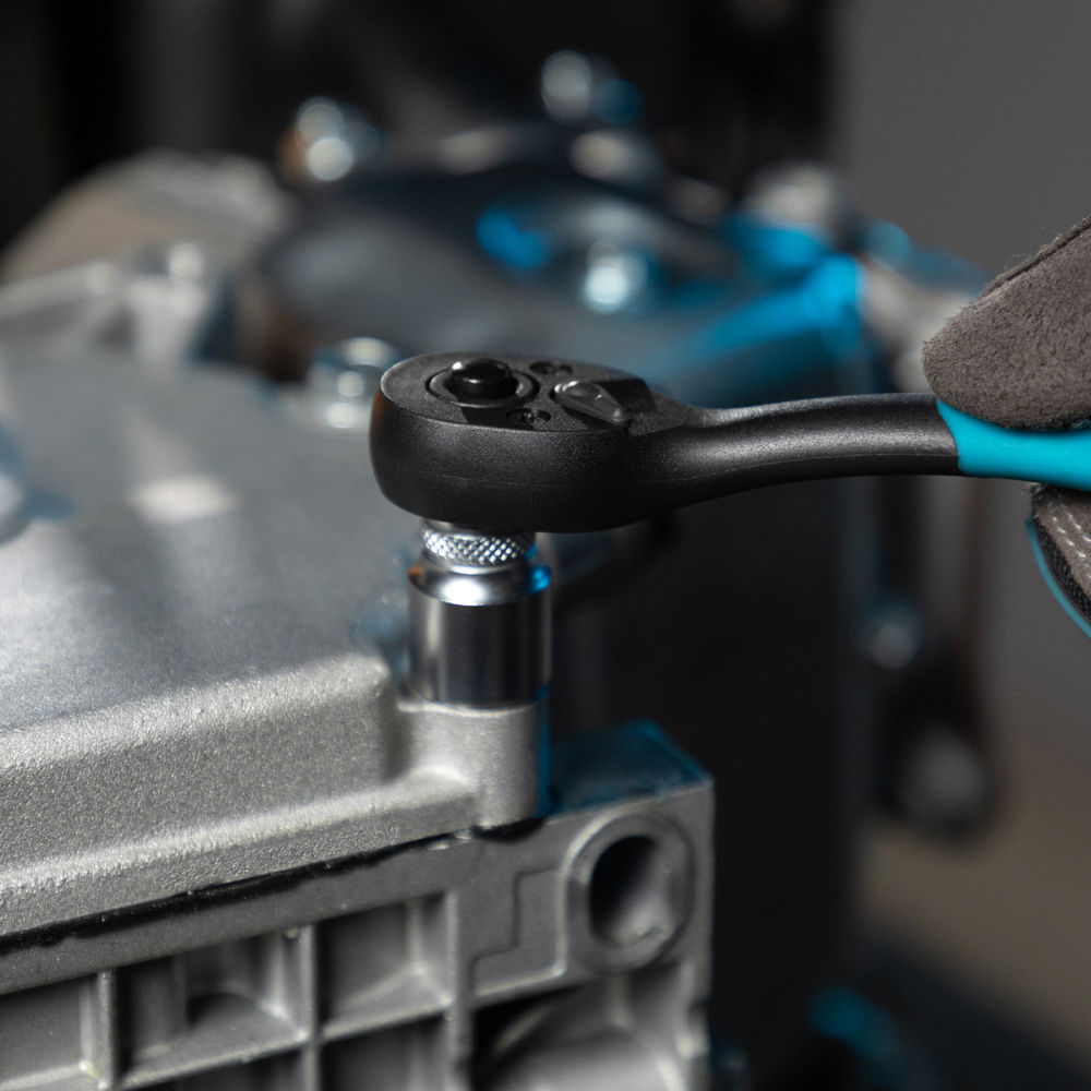 Ключ-трещотка 1/4, CrV, 72 зуба, с быстрым сбросом Gross