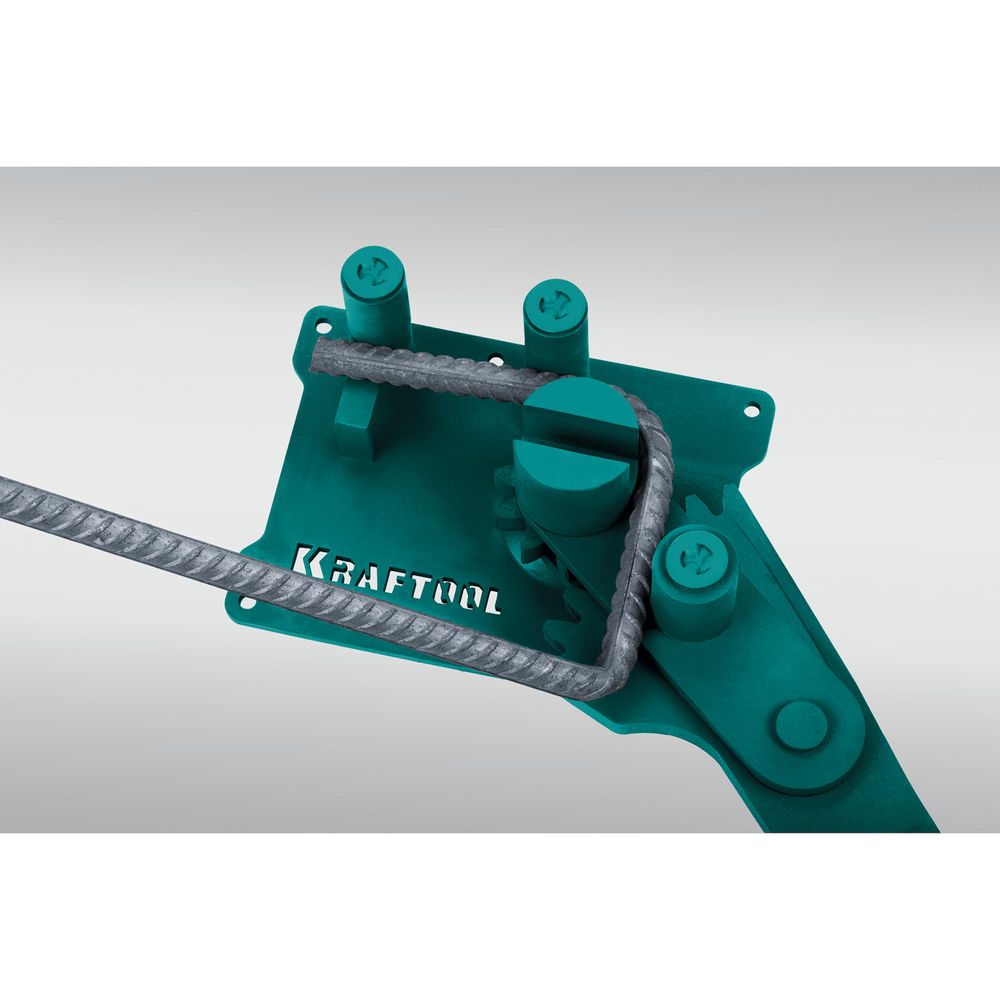 Ручной станок для гибки арматуры 16D, 6–16 мм, острый и плавный гиб, с зубчатой передачей KRAFTOOL 23301