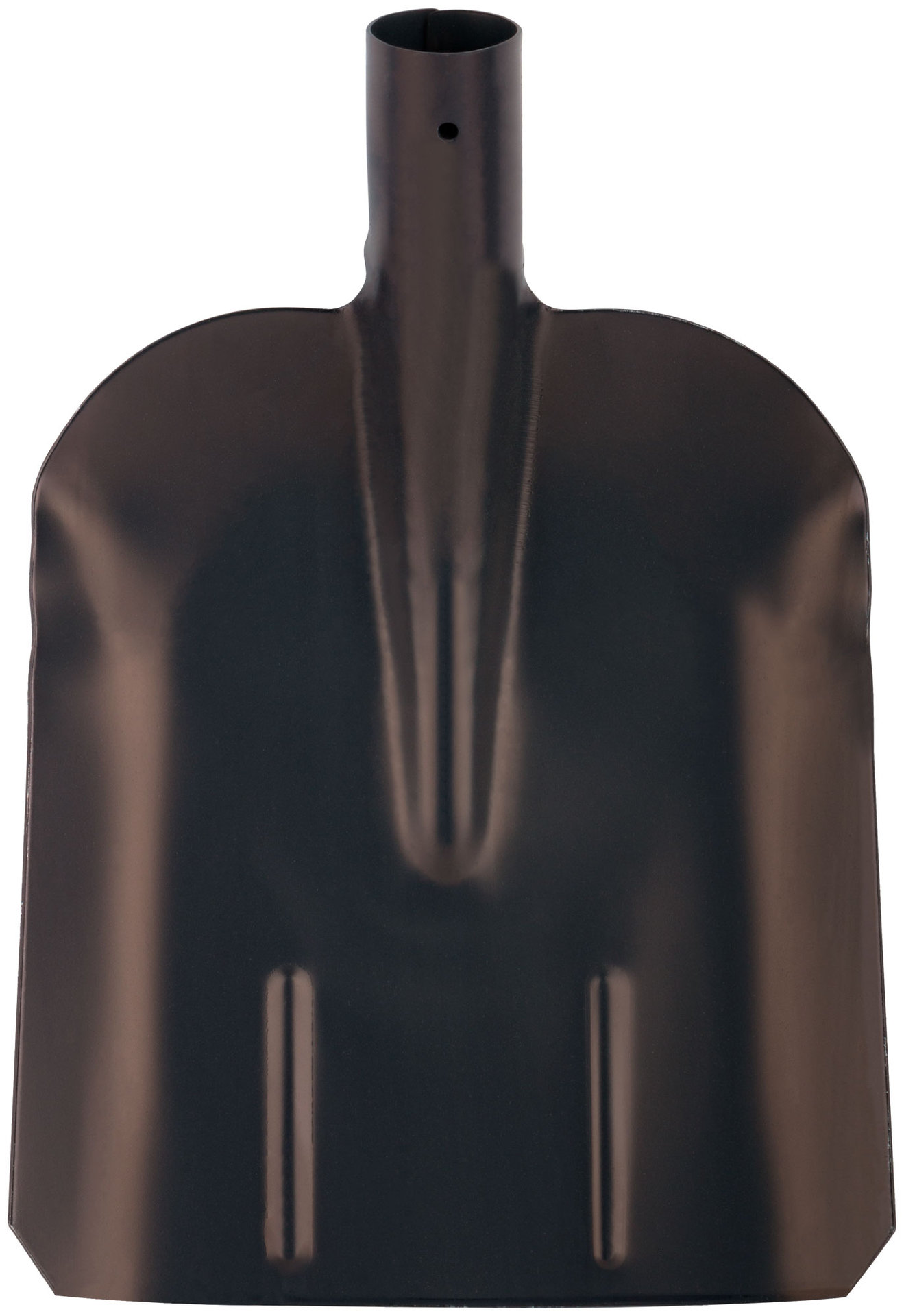 Лопата совковая без черенка, усиленная, с ребрами жесткости 225х270 мм (77204)