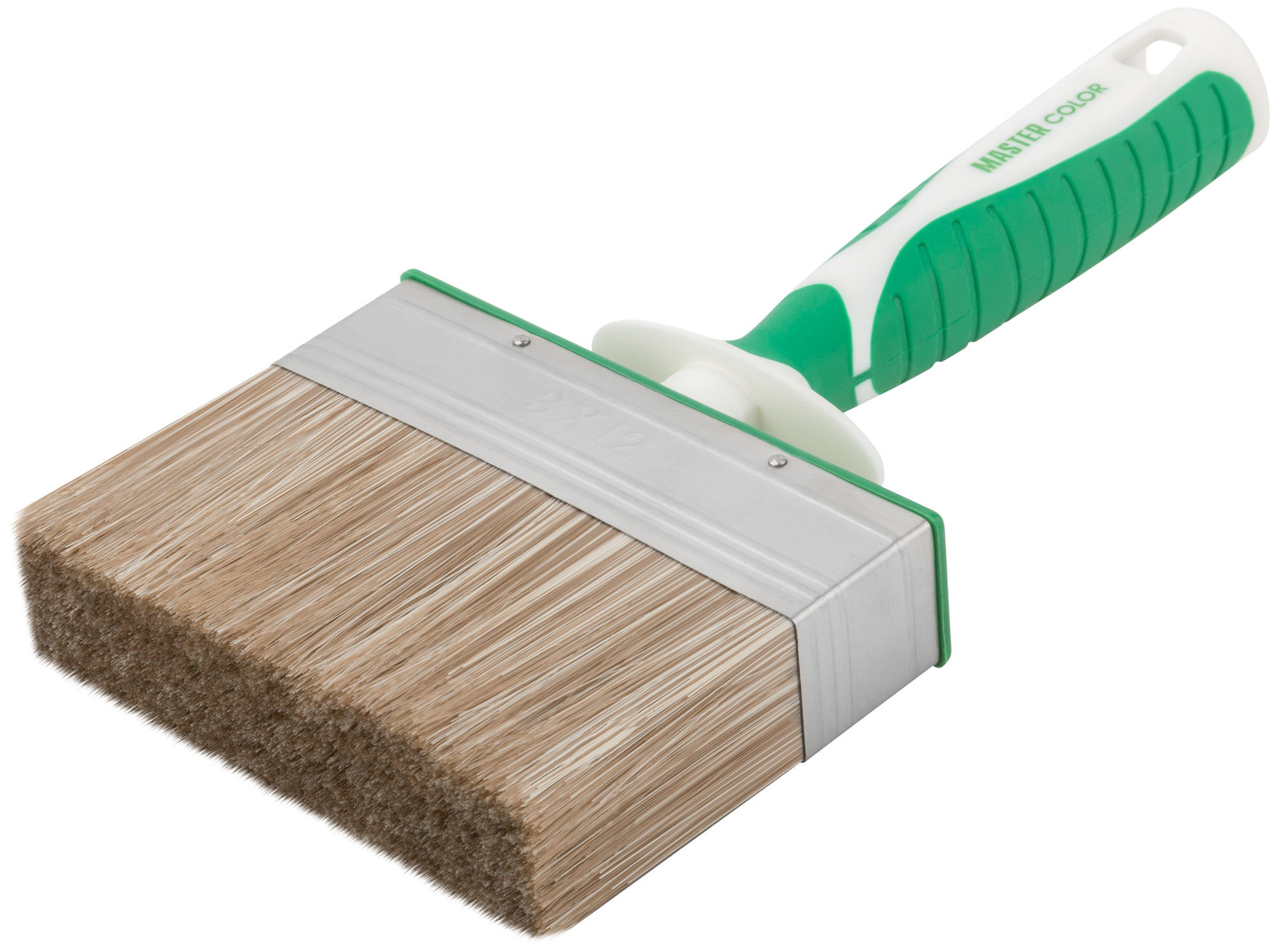 Макловица, 70% ПЭT/30% натуральная щетина, нерж. обжим, 2-К ручка, 120 х 30 мм (30-0593AKZO)