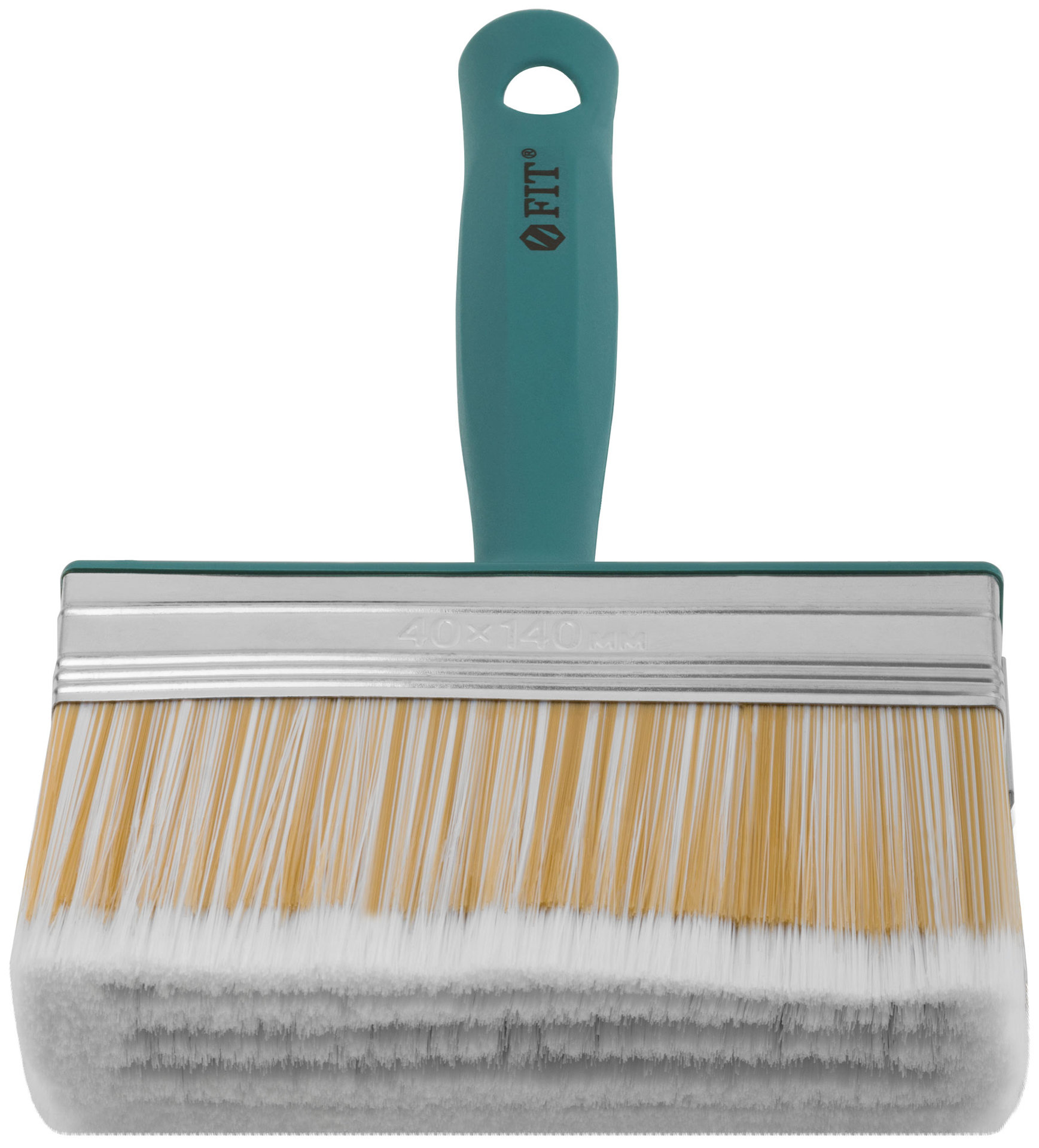 Макловица, искусственная светлая щетина, пластиковый корпус, полая ручка, мини 40 х 140 мм (01639)