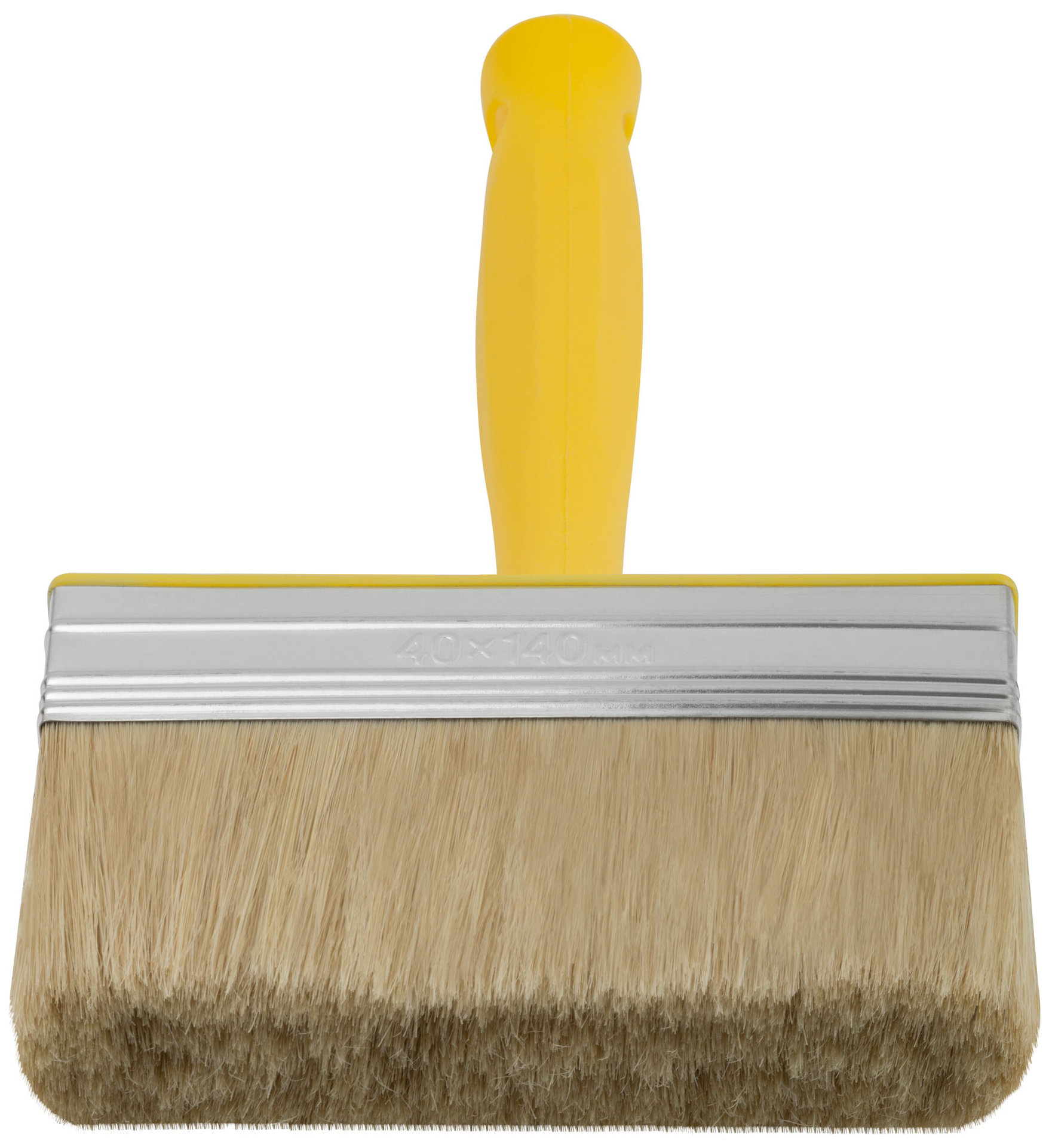 Макловица, натур.светлая щетина, пластиковый корпус, полая ручка, мини 40 х 140 мм (01644)