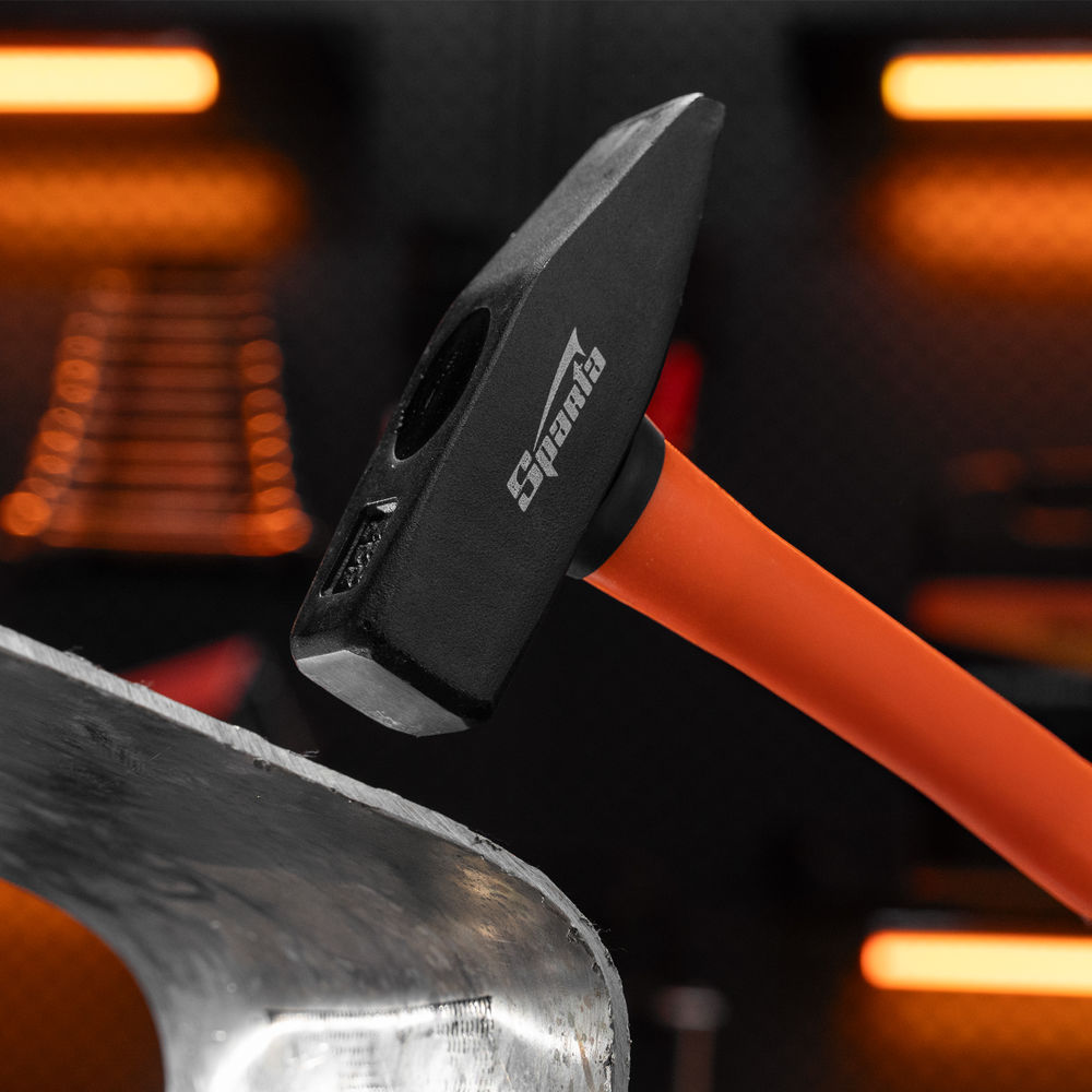 Молоток слесарный, 800 г, фибергласовая обрезиненная рукоятка Sparta (10378)