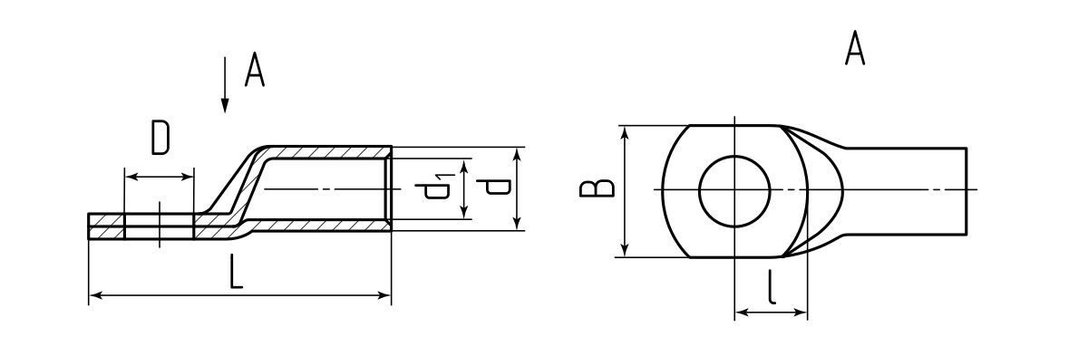 Наконечник кабельный ТМЛ-Р 1.5-5 (КВТ) (87469)