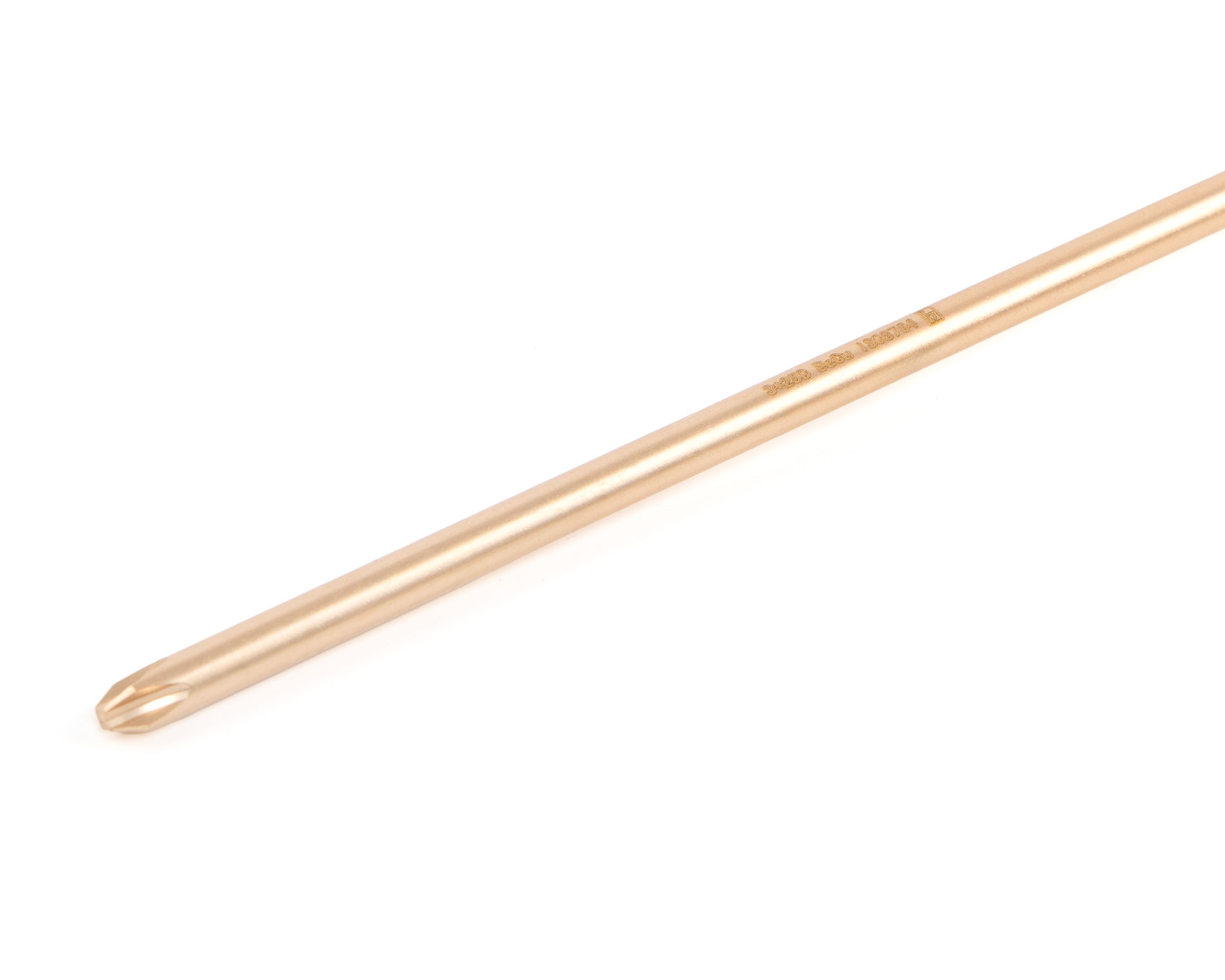 Отвертка крестовая PH 3х250 (общ.377мм) искробезопасный сплав BeCu 261-1014, HORTZ