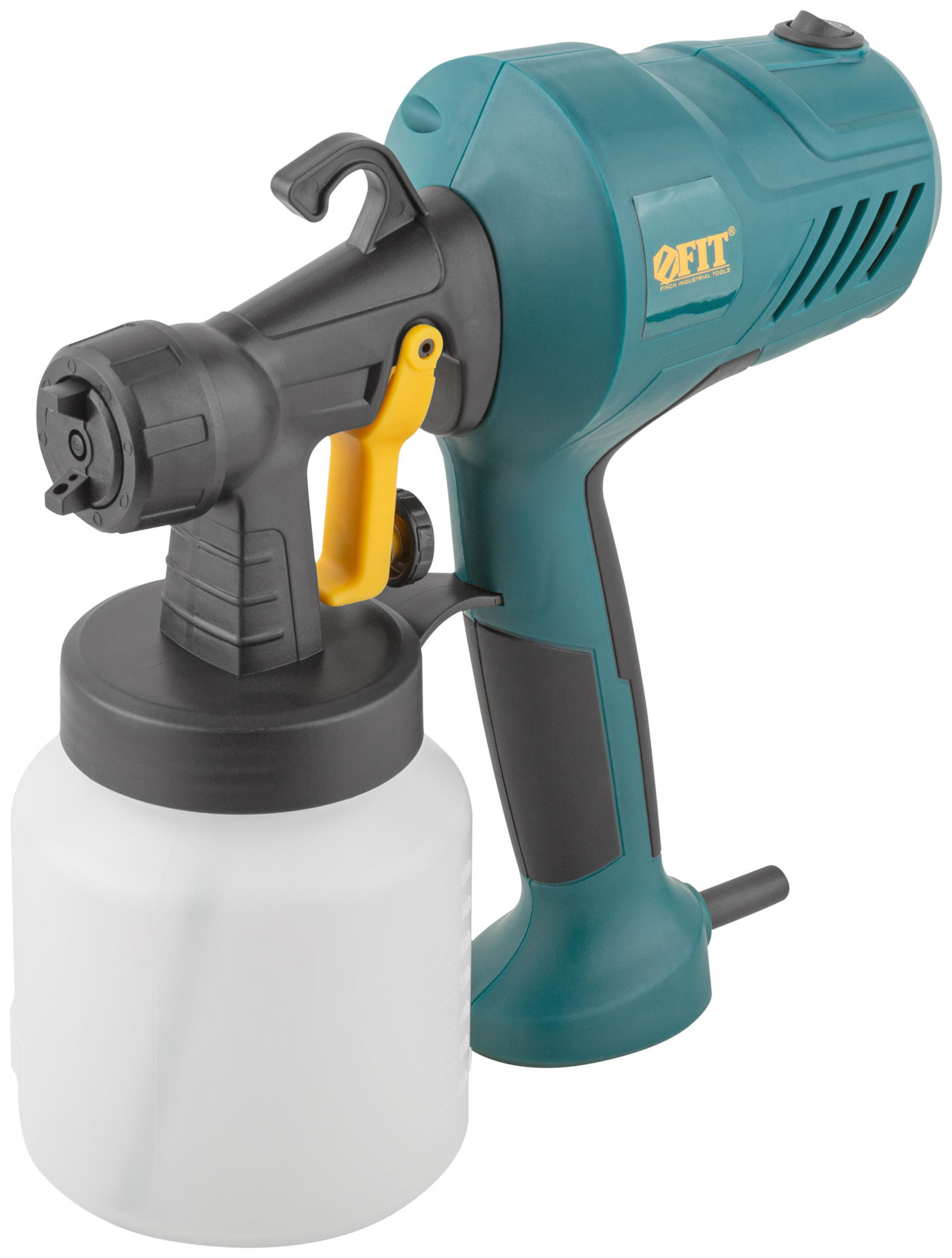 Распылитель электрический 400 Вт; 2,0 мм; 800 мл; 40 din/сек; 650 мл/мин; HVLP; коробка (80989)