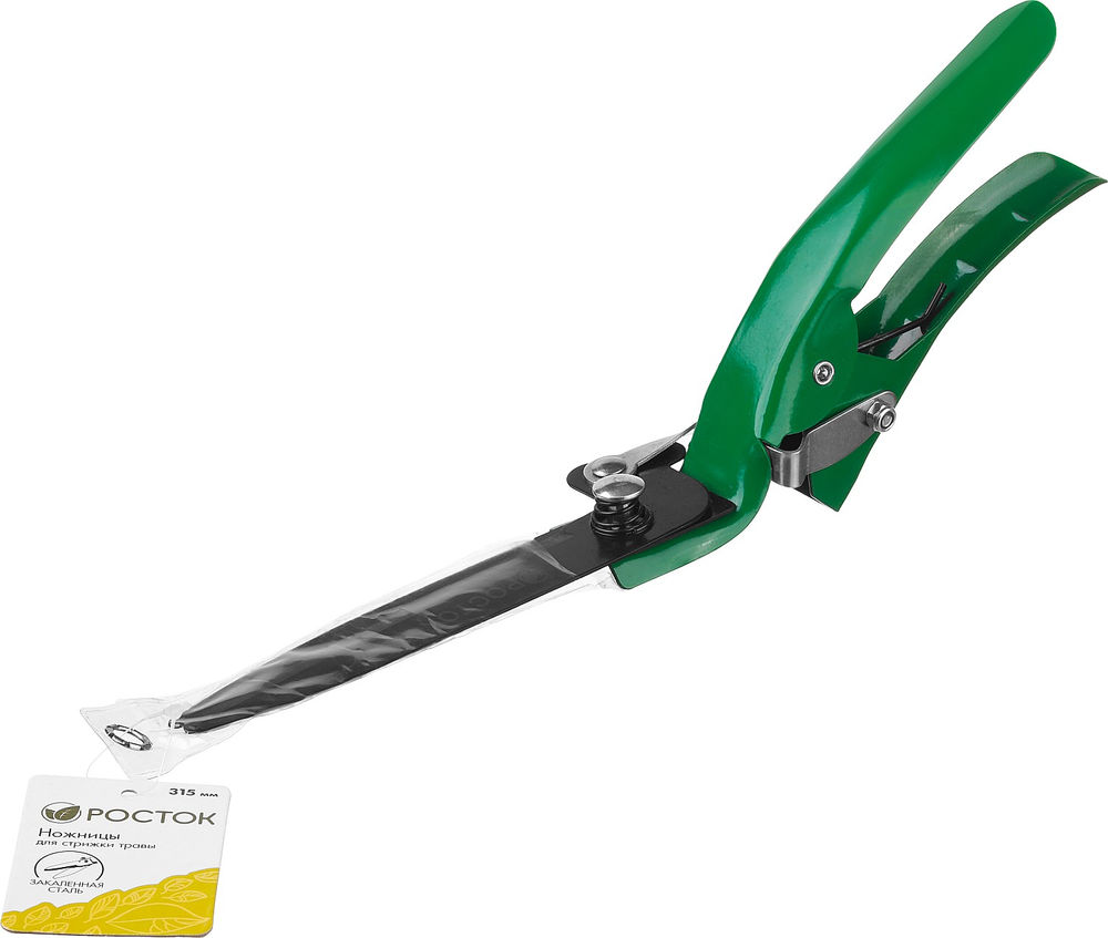 Ножницы для стрижки травы РОСТОК 315 мм, углеродистая сталь, закаленные лезвия, стальные ручки 422005