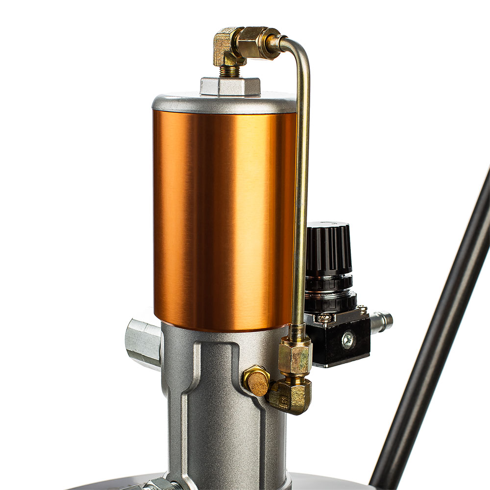 Солидолонагнетатель с пневмоприводом для бочек 20 л RUNTEC RT-SO21