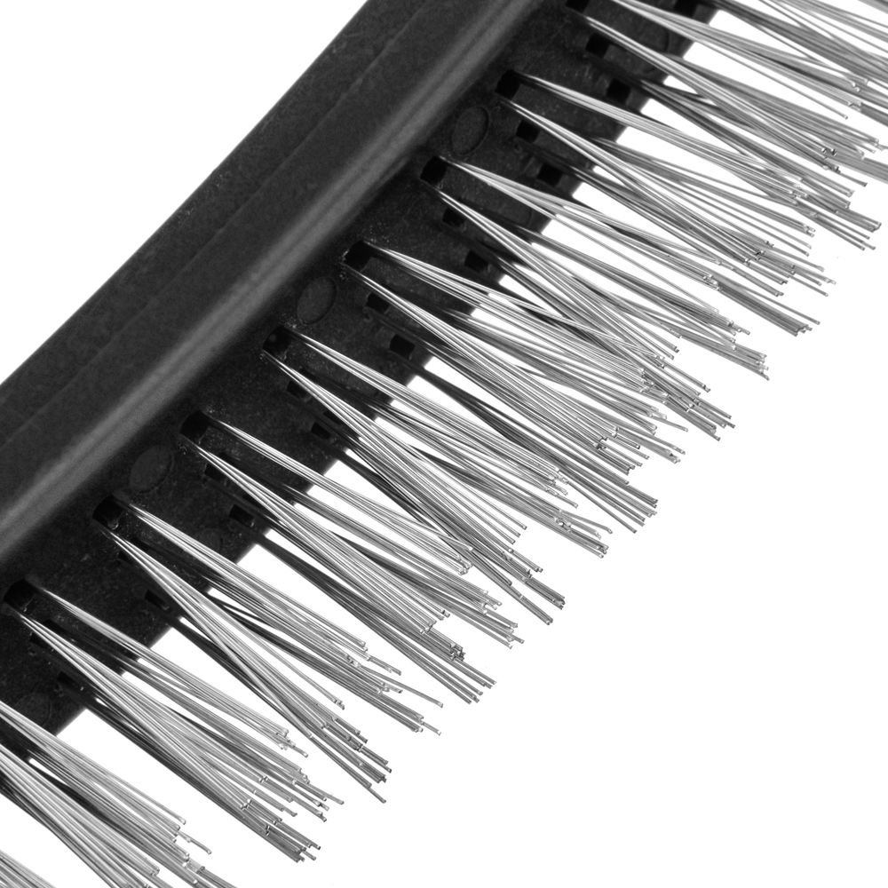 Щетка трехрядная металлическая с пластмассовой ручкой Sparta (748655)