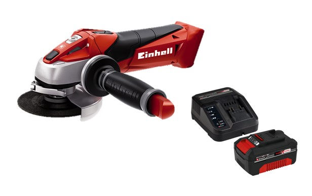 Шлифмашина угловая акк.Einhell PXC TE-AG 18/115 Li +1 акк. PXC 4.0Ач+ЗУ 3А (4431110SET)