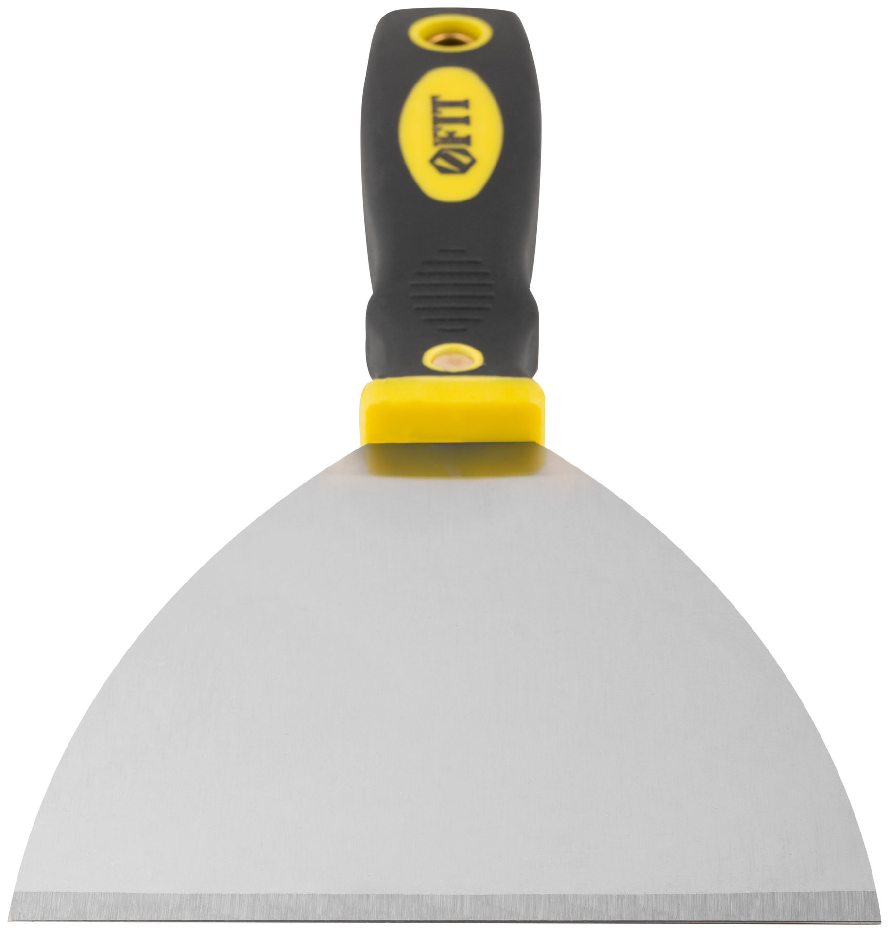 Шпатель для удаления ржавчины Профи, толщ. лезвия 1 мм, двухкомп.ручка с метал.бойком 5 (125 мм) (06675)