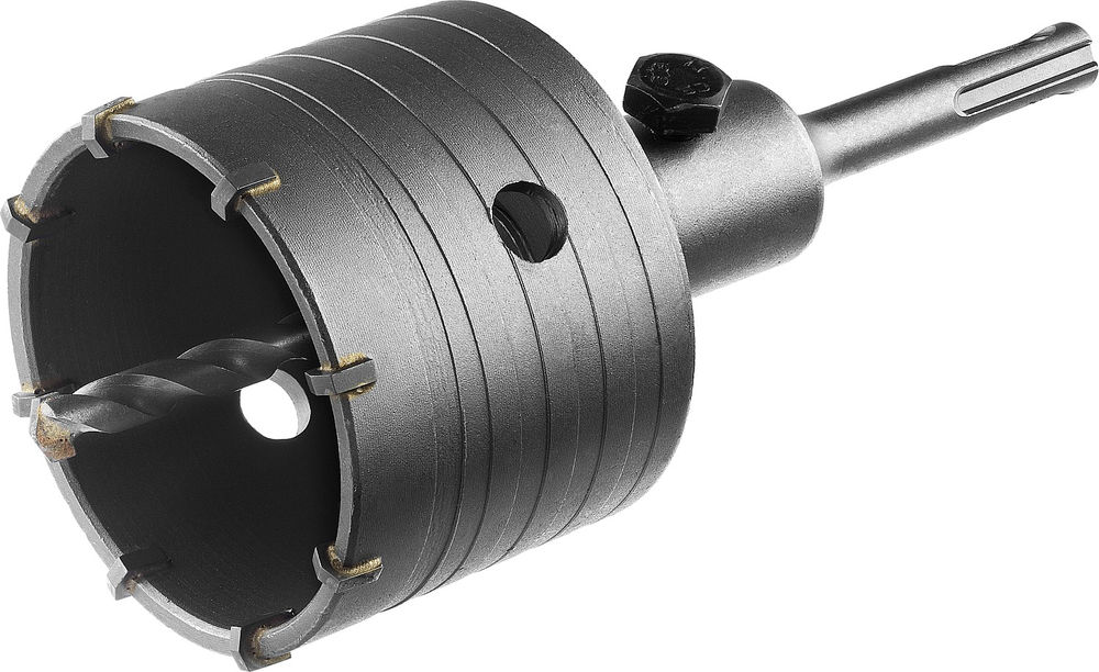 Коронка по бетону с оснасткой SDS - Plus 8Т 73 мм СИБИН 29216-73