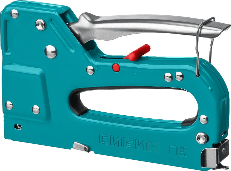 Стальной рессорный степлер тип 53 A/10/JT21 23GA 4 - 14 мм СИБИН РМ-53 31537
