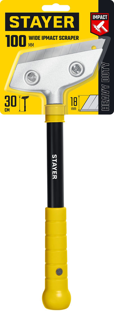 Скребок ударный 100 мм, длина 300 мм STAYER 08504