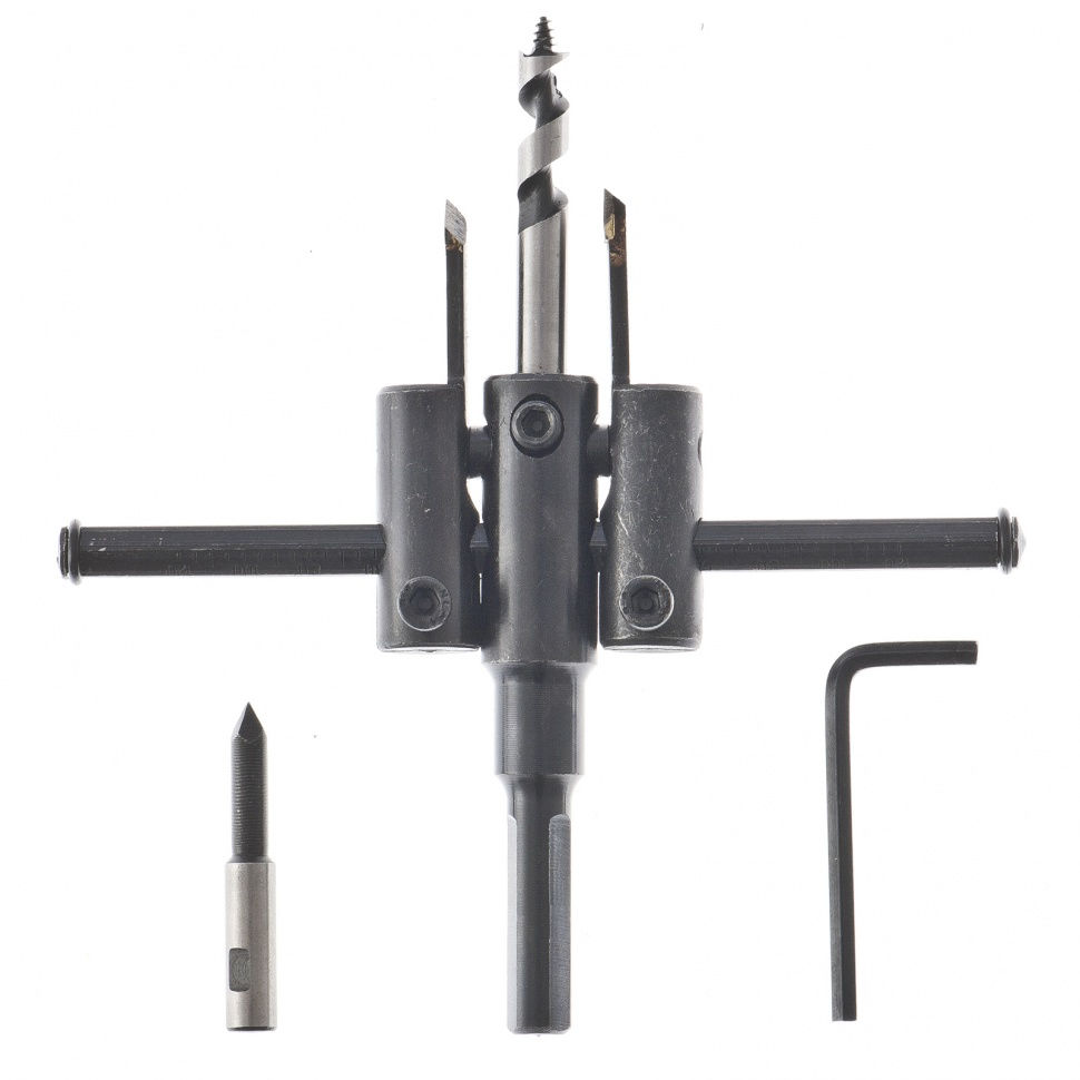 Сверло по дереву регулируемое Балеринка, 30-120 мм Matrix (70497)